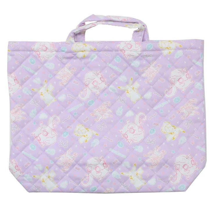 【10％OFFクーポン！2/10(火)1:59まで】cinemacollection ポケットモンスター レッスンバッグ キルトレッスンバッグ大 パープル ポケモン マルヨシ ジュニアお稽古かばん 新学期準備雑貨 キャラクター グッズ バッグ・鞄