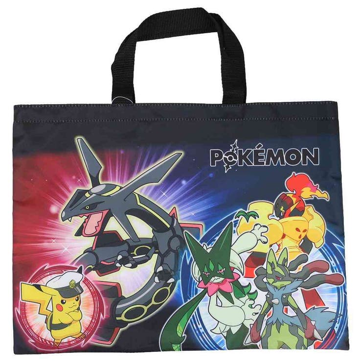 【10％OFFクーポン！2/10(火)1:59まで】cinemacollection ポケットモンスター お稽古かばん レッスンバッグ クロ ポケモン集合 ポケモン マルヨシ ジュニア 新学期準備 塾 習い事バッグ キャラクター グッズ バッグ・鞄