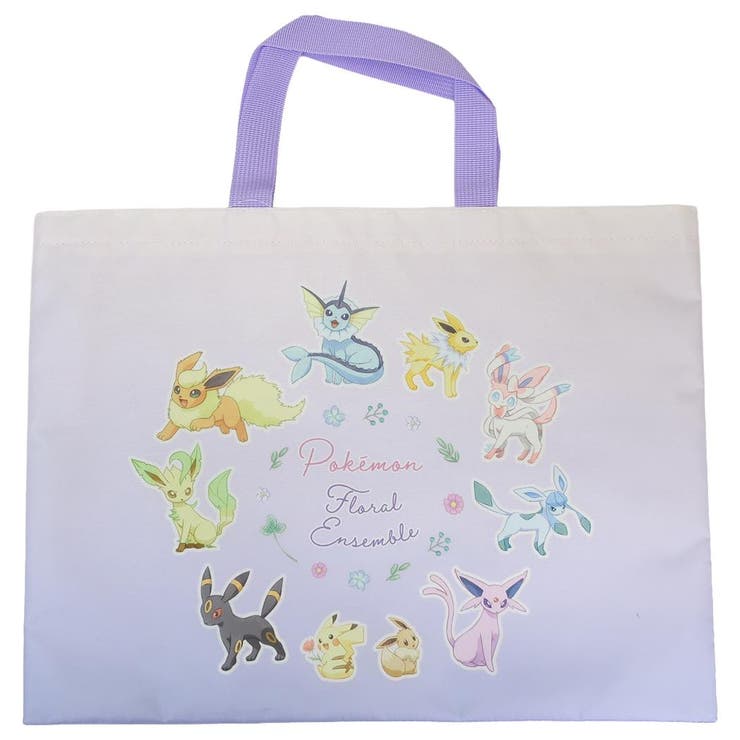 【10％OFFクーポン！2/10(火)1:59まで】cinemacollection ポケットモンスター お稽古かばん レッスンバッグ パープル ポケモン マルヨシ ジュニア 新学期準備 塾 習い事バッグ キャラクター グッズ バッグ・鞄