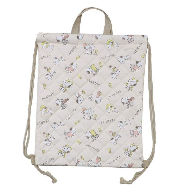 【10％OFFクーポン！2/10(火)1:59まで】cinemacollection スヌーピー ナップサック キルトナップサック キナリ ピーナッツ マルヨシ 体操服かばん 新学期準備雑貨 キャラクター グッズ バッグ・鞄