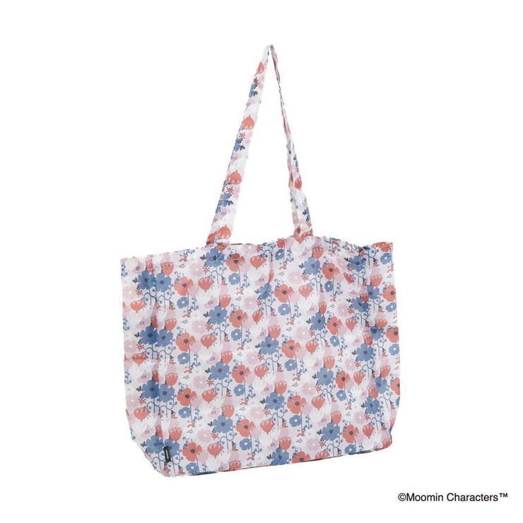 cinemacollection ムーミン エコバッグ MOOMIN KUKKIA ショッピングバッグM レッド 北欧 エフエービージャパン お買物かばん キャラクター グッズ バッグ・鞄