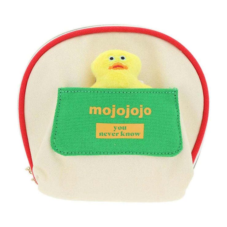 【ポイント2倍＆クーポン！3/11(水) 1:59まで】cinemacollection mojojojo ミニポーチ ぬいぐるみバッジ付きポーチ youneverknow サンスター文具 小物入れ かわいい グッズ バッグ・鞄