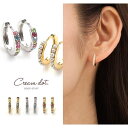 CREAM-DOT ピアス レディース ビジューピアス C型 ビジュー ジルコニア パーティ 上品 エレガント カジュアルワンポイント華やかブライダルアクセサリー プレゼント 女性 アクセサリー