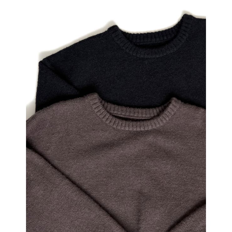Re:EDIT アルパカタッチ裾ジップトップス トップス shoplistselect-10456167 SHOPLIST サンプル画像2
