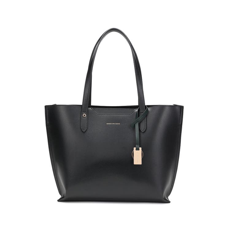 【10％OFFクーポン！6/11(木)1:59まで】STYLE CODE 【MERCURYDUO/マーキュリーデュオ】両アオリポケット サイド配色A4トートバッグ　 キーチャーム付 バッグ・鞄