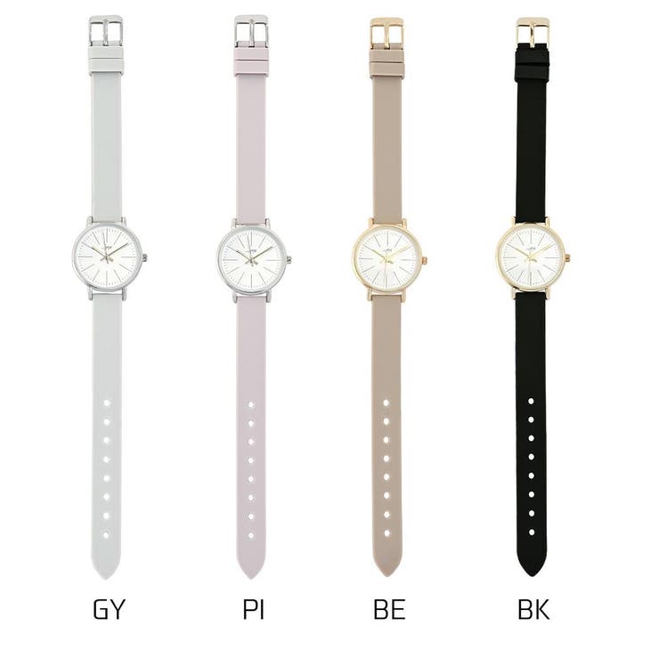 cinemacollection 腕時計 シンプルシリコンウォッチ フィールドワーク 女性 かわいい ...