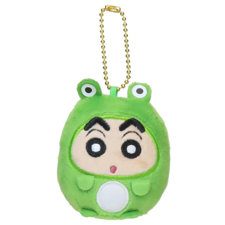 cinemacollection クレヨンしんちゃん マスコット ボールチェーン付きお手玉マスコット カエル ユニック ミニぬいぐるみ ボールチェーン アニメキャラクター グッズ 小物