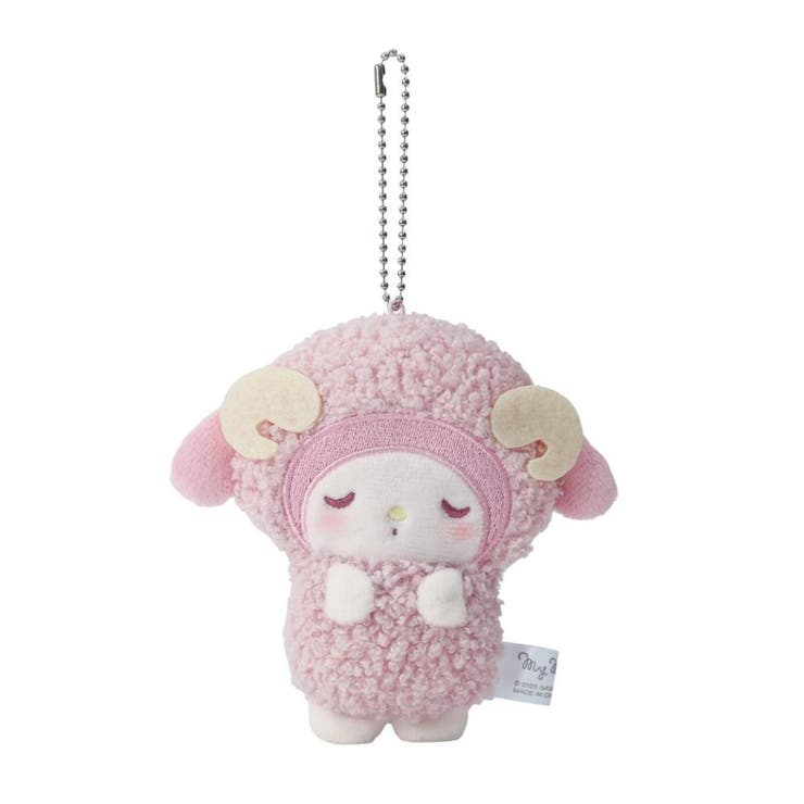 cinemacollection マイメロディ マスコット ぬいマスコットホルダー おやすみひつじ サンリオ エムプラン ボールチェーン ミニぬいぐるみ キャラクター グッズ 小物