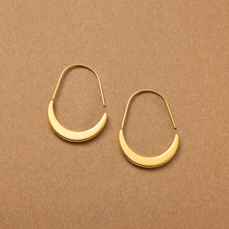 【10％OFFクーポン！11/11 (火)1:59まで】CREAM-DOT ステンレス製 ピアス 金属アレルギー 316L つけっぱなし サージカルステンレス レディース フックピアス ドロップ 大ぶり シリコンキャッチ付き 大人 ゴールド アクセサのサムネイル