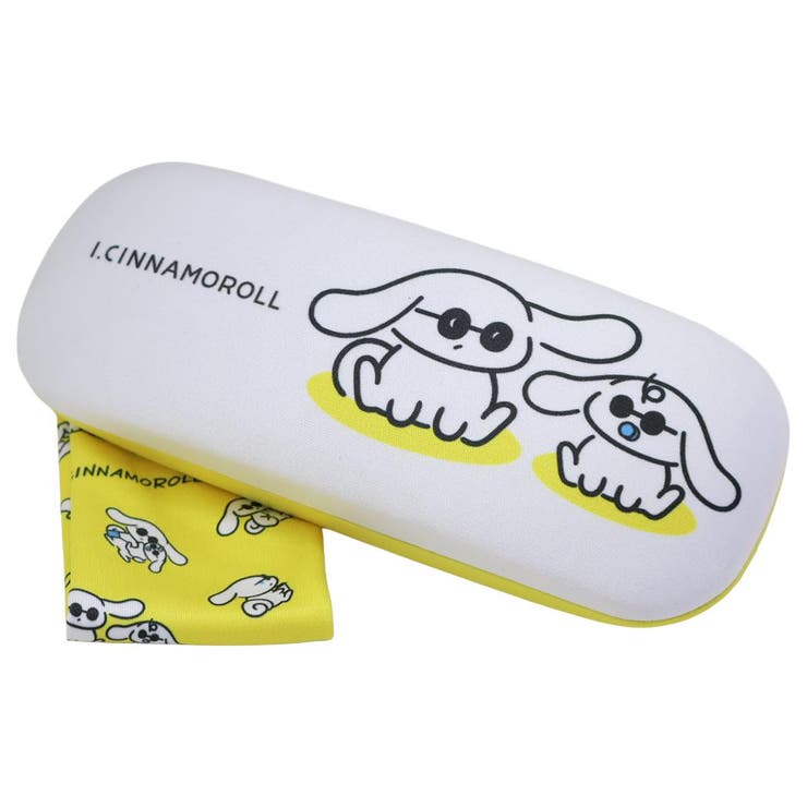 【10％OFFクーポン！2/10(火)1:59まで】cinemacollection アイシナモロール 眼鏡ケース クロス付きメガネケース サングラス サンリオ マリモクラフト ハードタイプ キャラクター グッズ 小物
