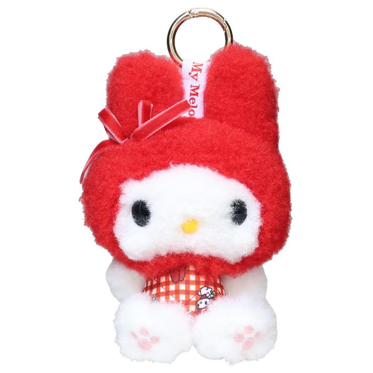 cinemacollection マイメロディ マスコット カラビナマスコット 赤チェック サンリオ ナカジマ プレゼント かわいい ミニぬいぐるみ キャラクター グッズ 小物