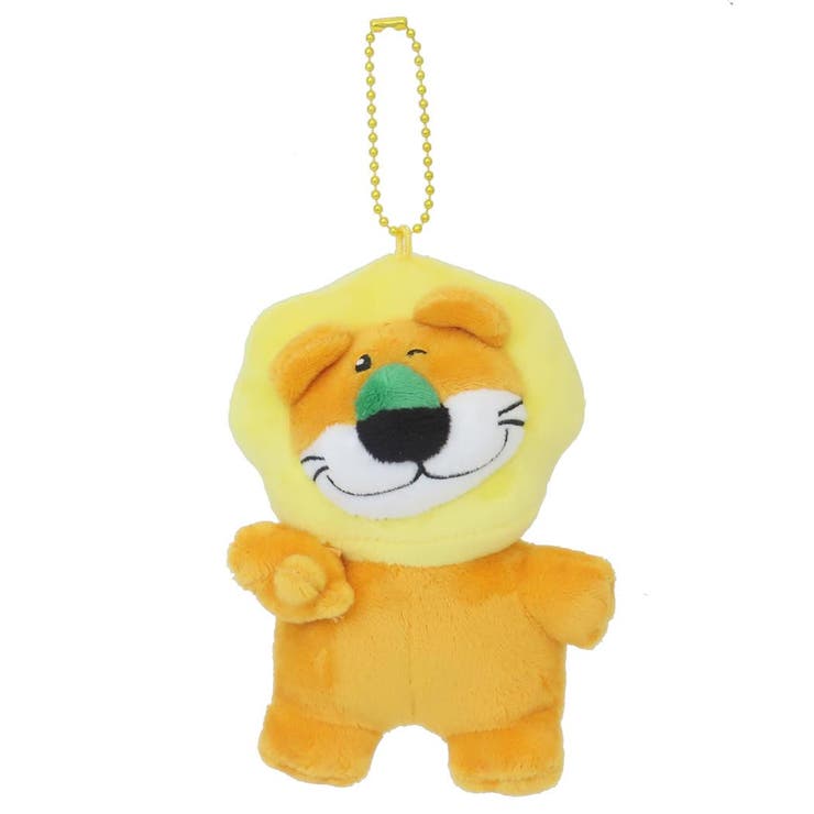 cinemacollection たべっ子どうぶつ THE MOVIE マスコット ミニぬいぐるみボールチェーン らいおんくん ギンビス エスケイジャパン プレゼント キャラクター グッズ 小物