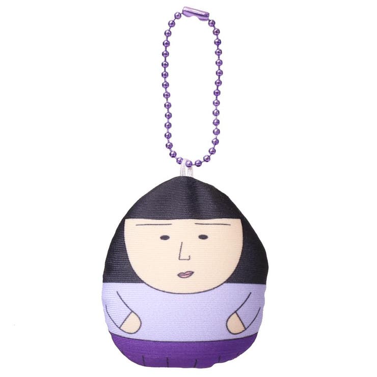 【10％OFFクーポン！2/10(火)1:59まで】cinemacollection ちびまる子ちゃん キーホルダー ムニュ 野口さん 内藤デザイン マスコットキーホルダー アニメキャラクター グッズ 小物