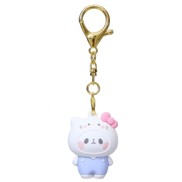 【10％OFFクーポン！2/23(月)1:59まで】cinemacollection サンリオキャラクターズxもちもちぱんだ キーリング ミニフィギュアキーホルダー ハローキティ サンリオ カミオジャパン プレゼント キャラクター グッズ 小物