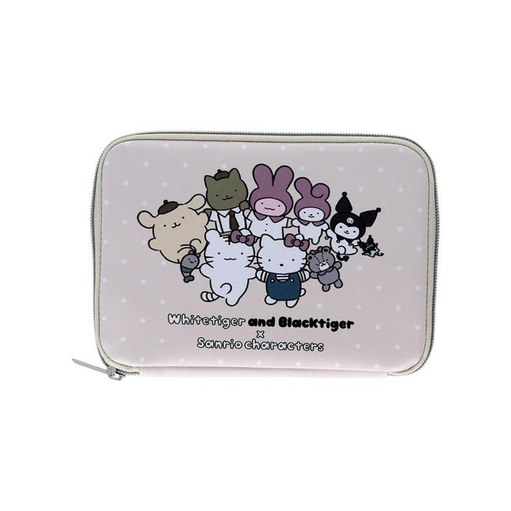 【10％OFFクーポン！本日実施中】cinemacollection ホワイトタイガーとブラックタイガーxサンリオキャラクターズ マルチケース お薬ポーチ BE サンリオ サンスター文具 小物入れ キャラクター グッズ マタニティ