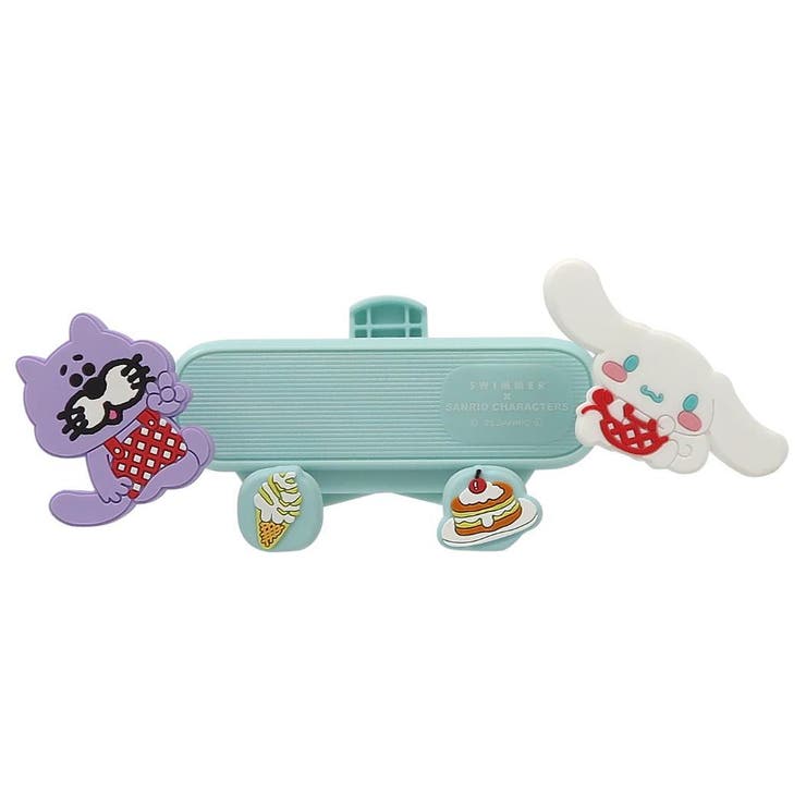 【10％OFFクーポン！5/7(木)9:59まで】cinemacollection スイマーxサンリオキャラクターズ 車内インテリア スマホホルダー シナモロール SWIMMER サンリオ 三金商事 MEIHO スマホスタンド キャラクター グッズ そ