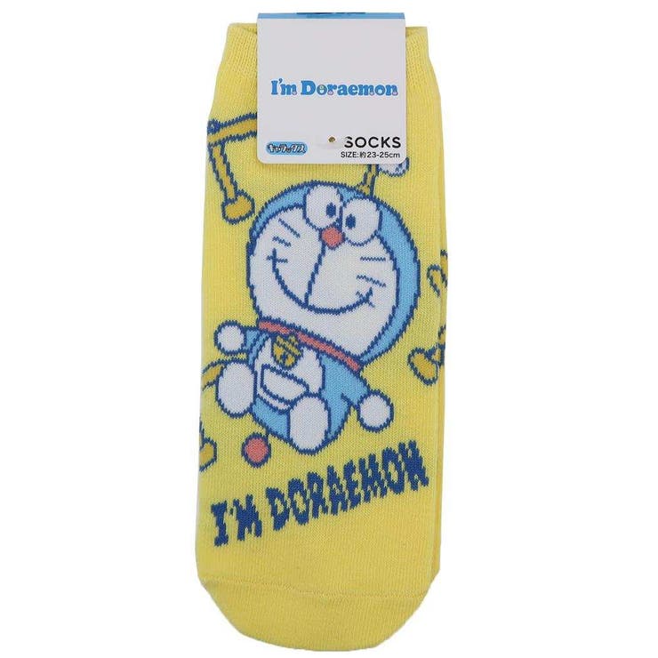 cinemacollection アイムドラえもん 女性用靴下 レディースソックス タケコプター サンリオ スモールプラネット キャラックス 大人向け アニメキャラクター グッズ インナー・下着