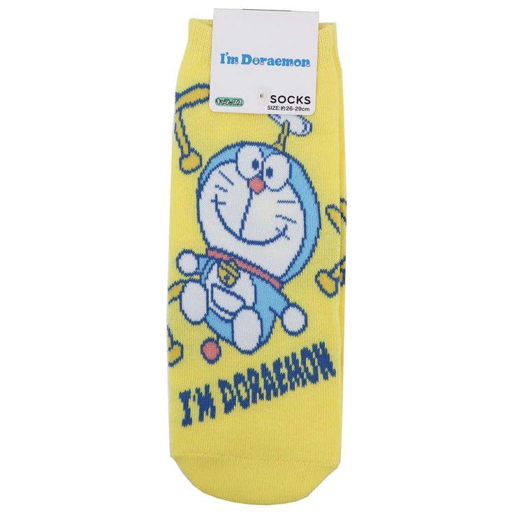cinemacollection アイムドラえもん 男性用靴下 メンズソックス タケコプター サンリオ スモールプラネット キャラックス 大人向け アニメキャラクター グッズ インナー・下着