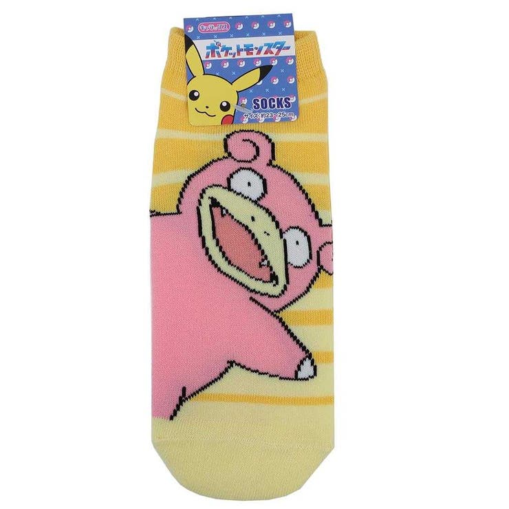 cinemacollection ポケットモンスター 女性用靴下 レディースソックス ヤドン ボーダ ...