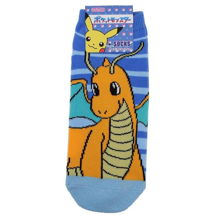 cinemacollection ポケットモンスター 女性用靴下 レディースソックス カイリュー ボ ...