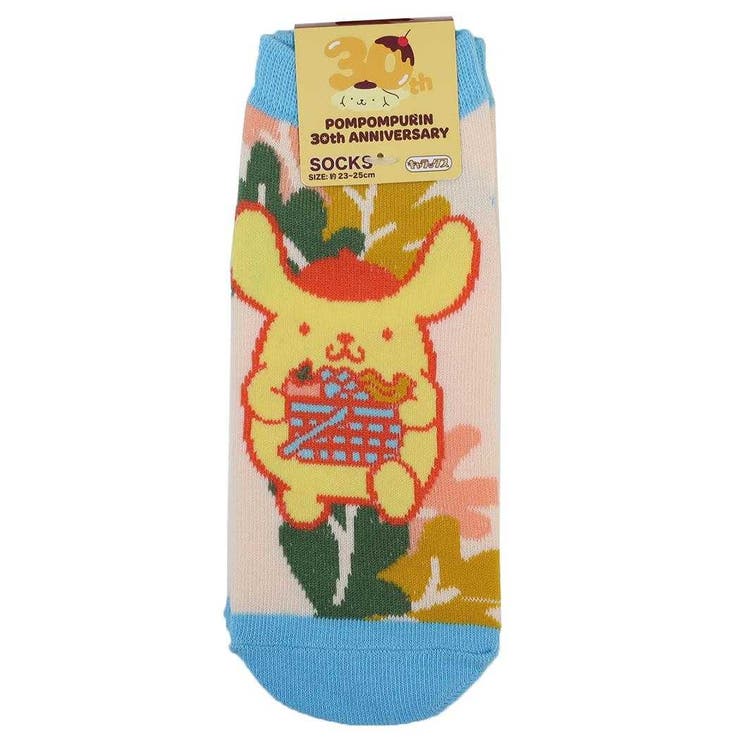 cinemacollection ポムポムプリン 女性用靴下 レディースソックス お買い物 サンリオ スモールプラネット キャラックス 大人向け キャラクター グッズ インナー・下着