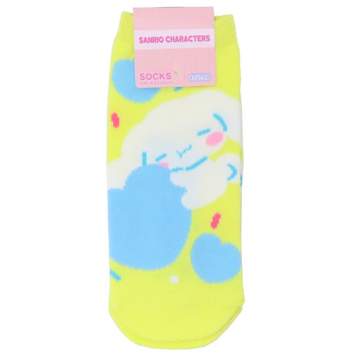 cinemacollection シナモロール 女性用靴下 レディースソックス ぷにきゅきゅ サンリオ スモールプラネット キャラックス 大人向け キャラクター グッズ インナー・下着
