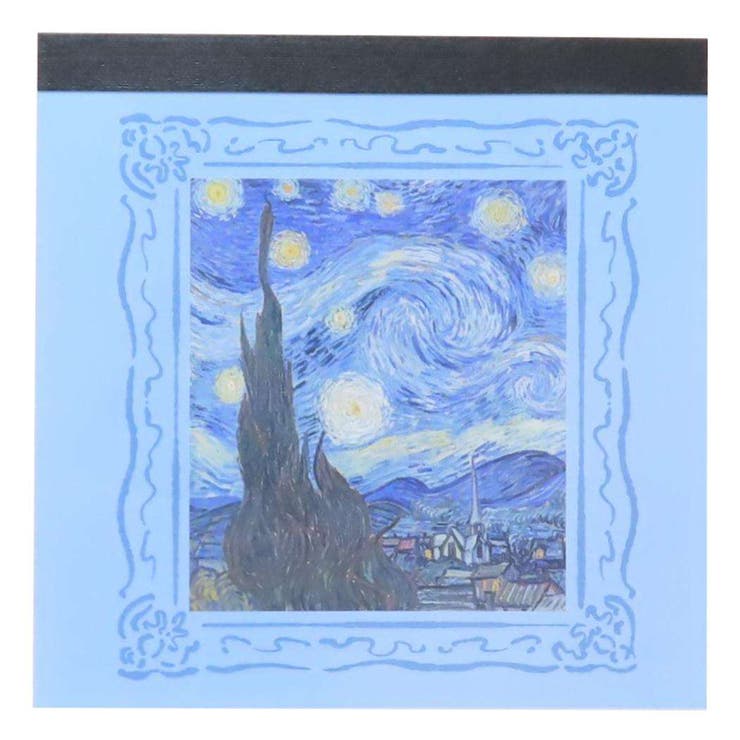 【10％OFFクーポン！5/7(木)9:59まで】cinemacollection DAILY MUSEUM メモ帳 メモパッド スクエア 星月夜 Green Flash 新学期準備文具 ゴッホ 名画 グッズ その他cinemacollection D