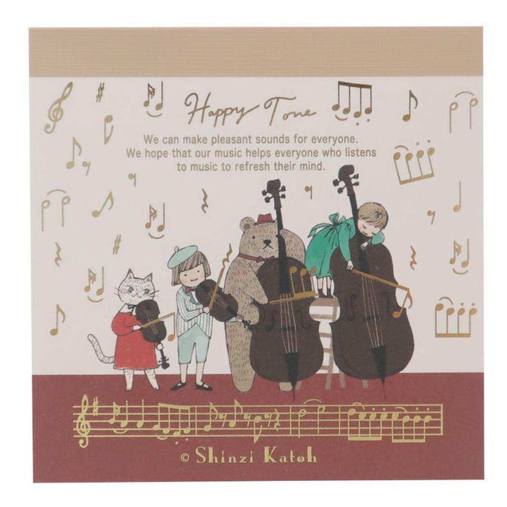 【10％OFFクーポン！5/7(木)9:59まで】cinemacollection Happy Tone メモ帳 ブロックメモ アイネクライネ 木野瀬印刷 事務用品 100枚綴り かわいい グッズ その他cinemacollection Happy T