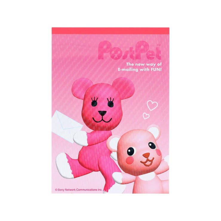 【10％OFFクーポン！5/7(木)9:59まで】cinemacollection PostPet メモ帳 メモA6 モモ＆コモモ サンスター文具 メモパッド 伝言 キャラクター グッズ その他cinemacollection PostPet メモ帳