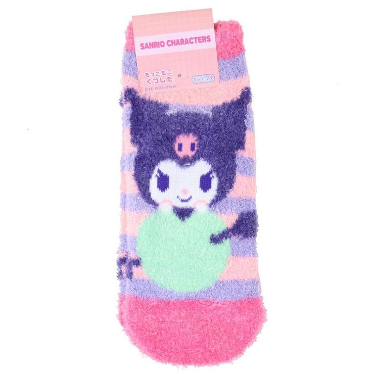cinemacollection クロミ 女性用防寒靴下 もっこもこ靴下 シンプルかわいい サンリオ スモールプラネット レディースソックス ウォーマー雑貨 キャラクター グッズ インナー・下着