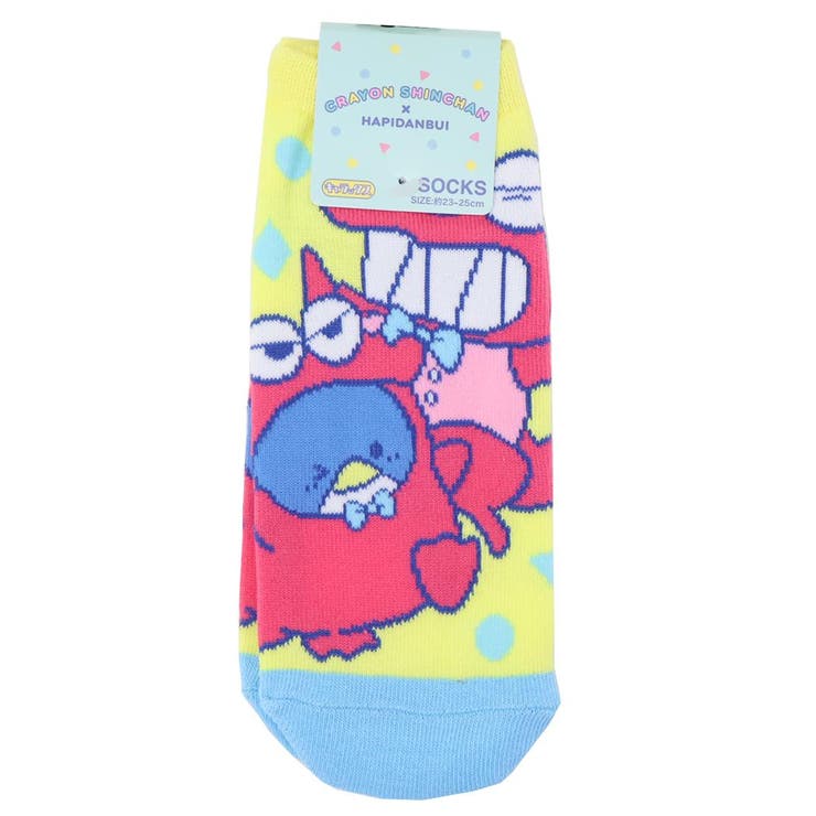 cinemacollection クレヨンしんちゃんxはぴだんぶい 女性用靴下 レディースソックス ワニ山さんとタキシードサム サンリオ スモールプラネット キャラックス 大人向け キャラクター グッズ インナー・下着