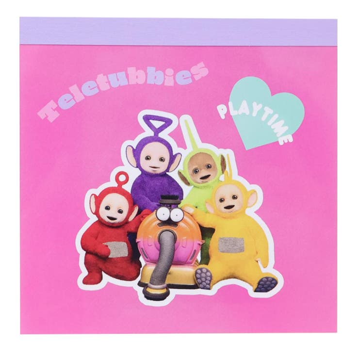 cinemacollection テレタビーズ メモ帳 メモパッド スクエア ピンク Green Flash 新学期準備文具 キャラクター グッズ その他