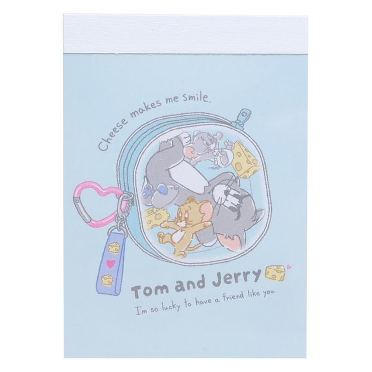 cinemacollection トムとジェリー メモ帳 ミニメモ cheese pouch ワーナーブラザース カミオジャパン 新学期準備文具 キャラクター グッズ その他