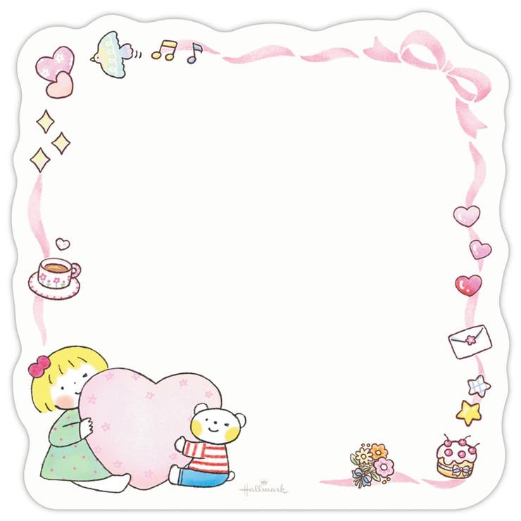 【10％OFFクーポン！5/7(木)9:59まで】cinemacollection 仲良しともだち メモ帳 ダイカットメモ NTハート 日本ホールマーク 新学期準備文具 キャラクター グッズ その他cinemacollection 仲良しともだち メモ