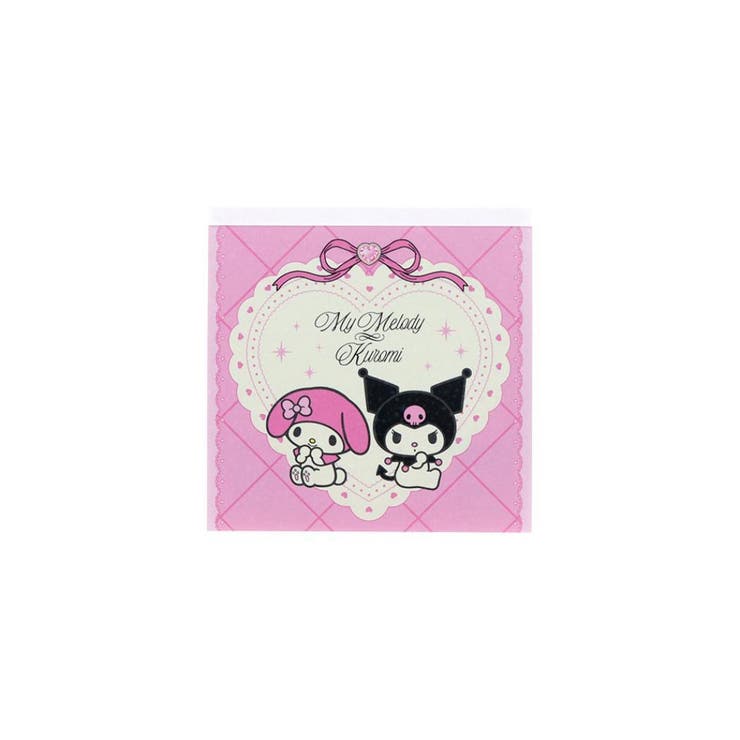 【10％OFFクーポン！5/7(木)9:59まで】cinemacollection マイメロディ＆クロミ メモ帳 スクエアメモ リボン サンリオ サンスター文具 メモパッド 伝言 日本製 キャラクター グッズ その他cinemacollection マ