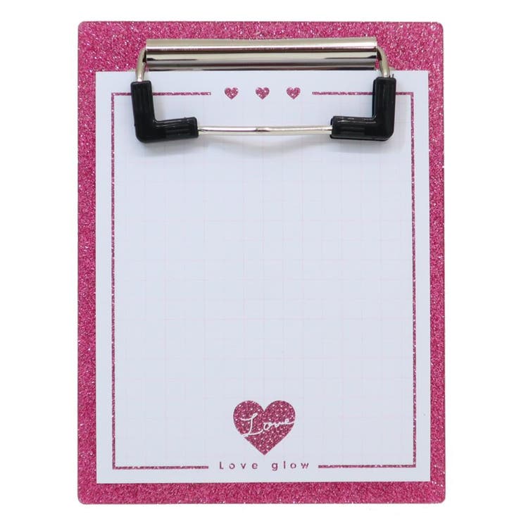 【10％OFFクーポン！5/7(木)9:59まで】cinemacollection Love glow メモ帳 グリッターバインダーメモ ピンク カミオジャパン 新学期準備文具 かわいい グッズ その他cinemacollection Love glo