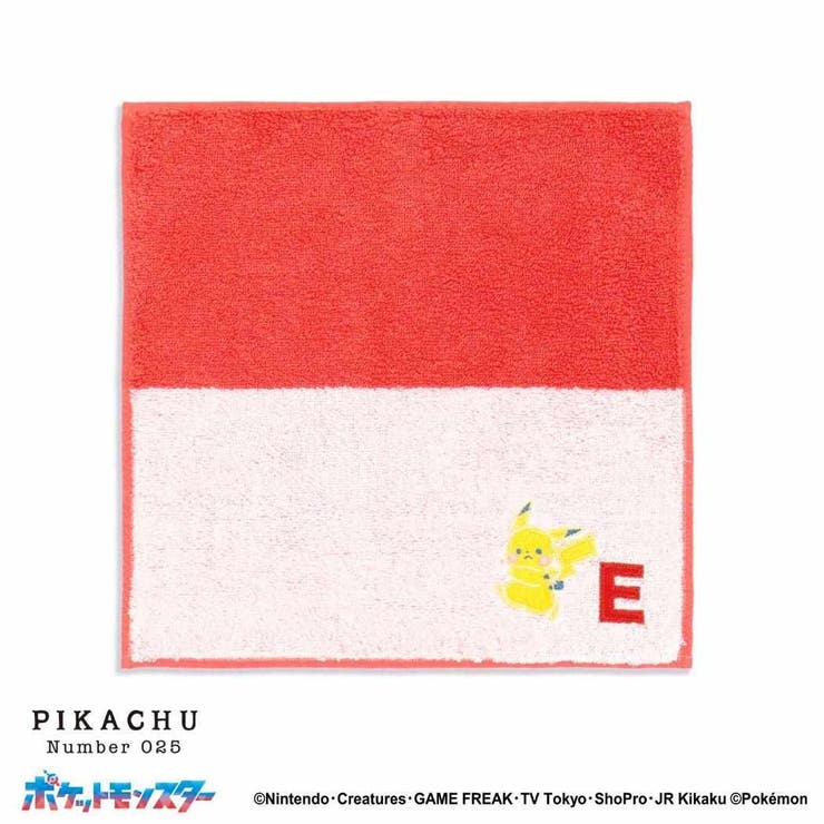 【10％OFFクーポン！2/10(火)1:59まで】cinemacollection ポケットモンスター ミニタオル フルフィーコットン タオルハンカチ ユアネーム ピカチュウ E ポケモン タオル美術館 プレゼント かわいい イニシャル キャラクター