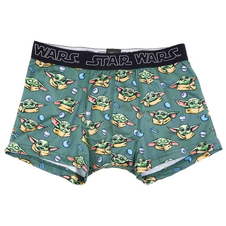 【10％OFFクーポン！2/10(火)1:59まで】cinemacollection スターウォーズ 男性用下着 転写ボクサーブリーフ グローグー GR STAR WARS スモールプラネット ギフト雑貨 メンズインナー キャラクター グッズ インナー・
