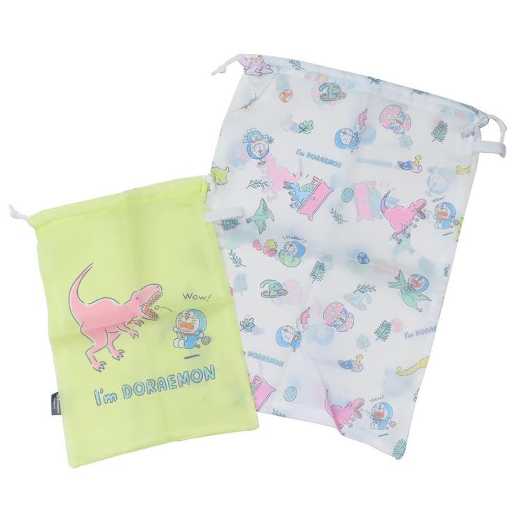 【10％OFFクーポン！本日実施中】cinemacollection アイムドラえもん きんちゃく袋 マルチ巾着2個セット 恐竜 サンリオ ゾーウィー プレゼント アニメキャラクター グッズ 浴衣・着物