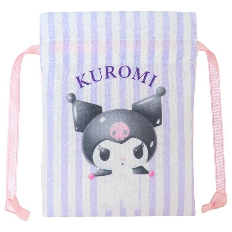 cinemacollection マイメロディ＆クロミ ミニ巾着 豆巾着 ストライプ サンリオ マリモクラフト まめきんちゃく 小物入れ 日本製 キャラクター グッズ 浴衣・着物