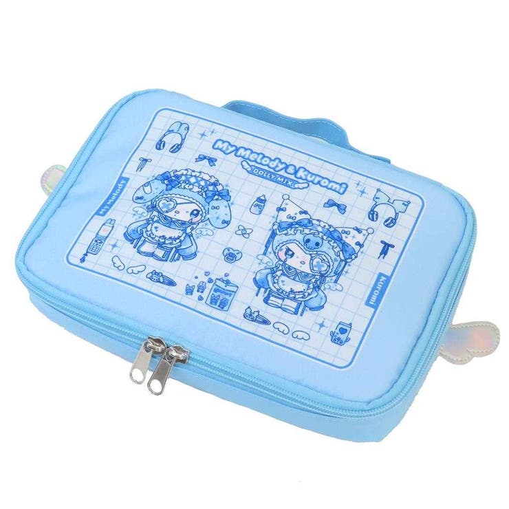 【10％OFFクーポン！3/26(木)1:59まで】cinemacollection マイメロディ＆クロミ ガジェットケース マルチポーチ DOLLY MIX サンリオ ワタナベ 小物入れ コスメポーチ キャラクター グッズ 小物