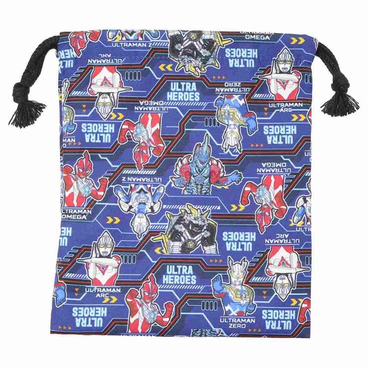 【10％OFFクーポン！2/10(火)1:59まで】cinemacollection ウルトラヒーローズ 巾着袋 きんちゃくポーチS 特撮ヒーロー バンダイ 新学期準備雑貨 キャラクター グッズ バッグ・鞄