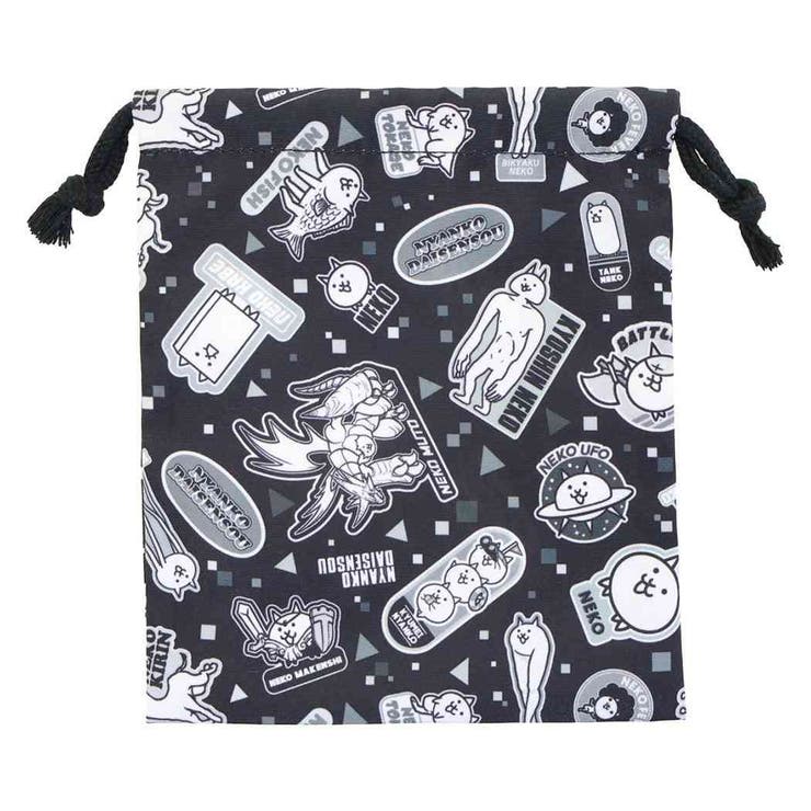 【10％OFFクーポン！2/10(火)1:59まで】cinemacollection にゃんこ大戦争 巾着袋 きんちゃくポーチS バンダイ 新学期準備雑貨 キャラクター グッズ バッグ・鞄