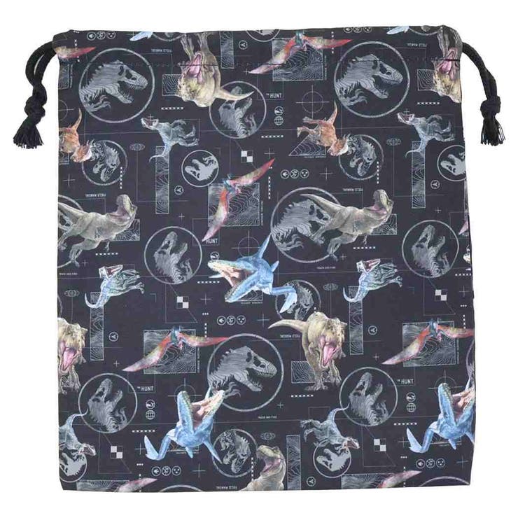 【10％OFFクーポン！2/10(火)1:59まで】cinemacollection ジュラシックワールド 巾着袋 きんちゃくポーチM 恐竜 高波クリエイト 新学期準備雑貨 映画キャラクター グッズ バッグ・鞄