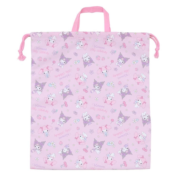 【10％OFFクーポン！本日実施中】cinemacollection マイメロディ＆クロミ 巾着袋 きんちゃくポーチL サンリオ 高波クリエイト 新学期準備雑貨 キャラクター グッズ バッグ・鞄