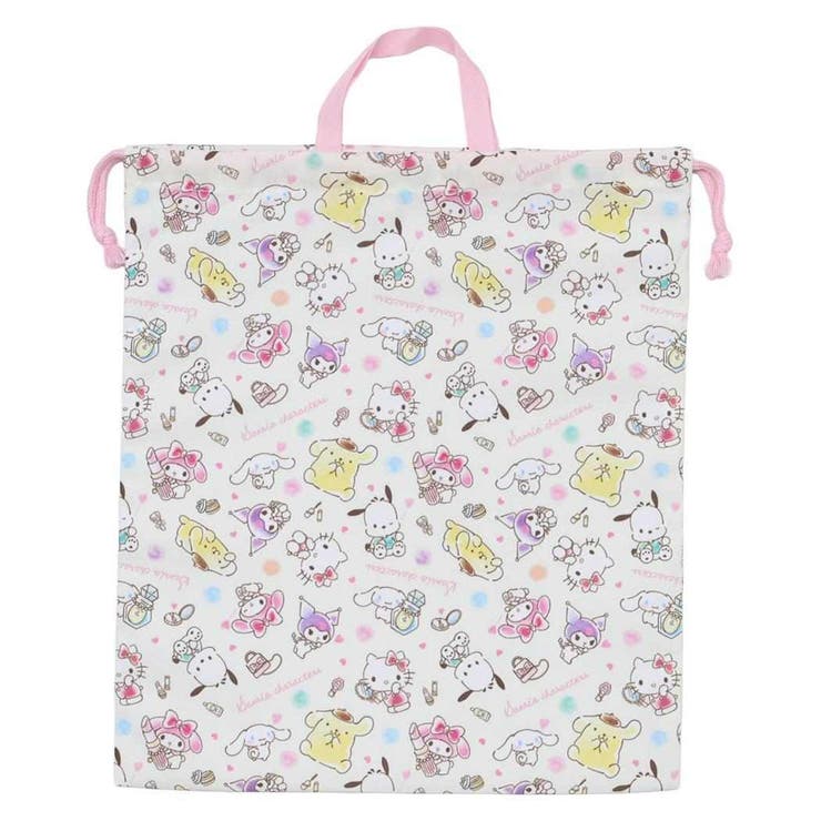 【10％OFFクーポン！本日実施中】cinemacollection サンリオキャラクターズ 巾着袋 きんちゃくポーチL サンリオ 高波クリエイト 新学期準備雑貨 キャラクター グッズ バッグ・鞄