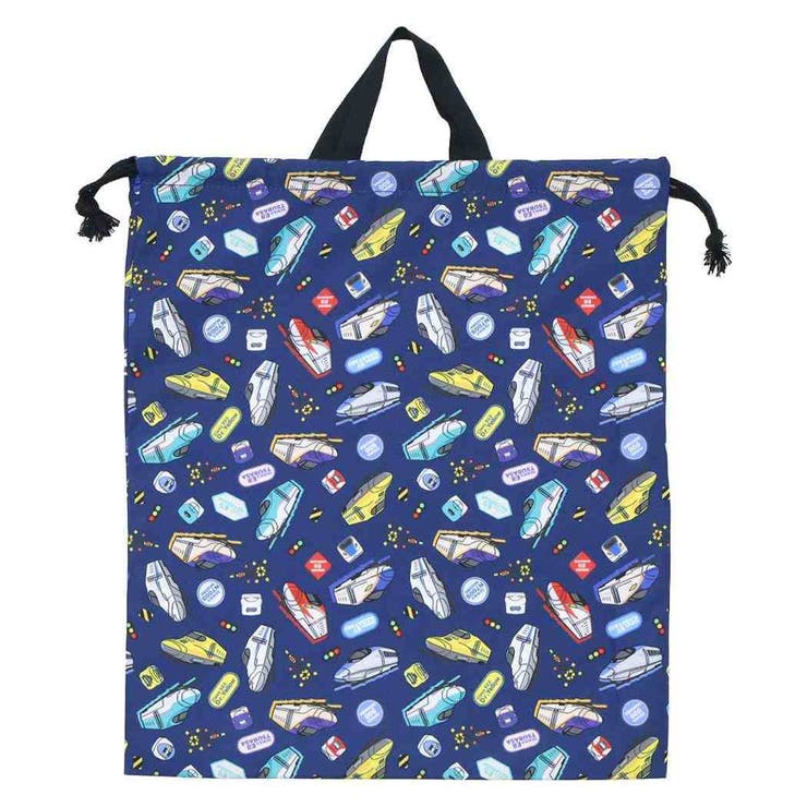 【10％OFFクーポン！本日実施中】cinemacollection スーパーエクスプレス 巾着袋 きんちゃくポーチL 鉄道 高波クリエイト 新学期準備雑貨 キャラクター グッズ バッグ・鞄