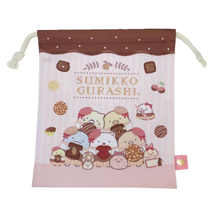【10％OFFクーポン！本日実施中】cinemacollection すみっコぐらし 巾着袋 巾着 小 サンエックス アートウエルド 小物入れ キャラクター グッズ バッグ・鞄