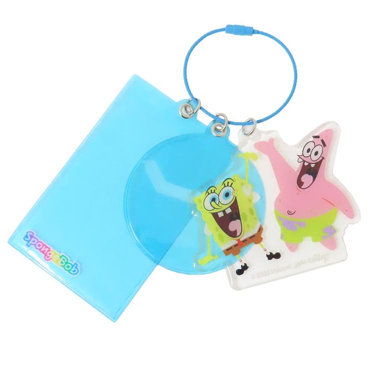 cinemacollection スポンジボブ カードケース チェキ収納＆バッジホルダー BL マリモクラフト チェキケース 缶バッジ 推し活 キャラクター グッズ ファッション雑貨