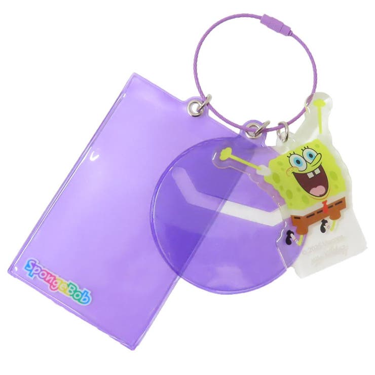 cinemacollection スポンジボブ カードケース チェキ収納＆バッジホルダー PU マリモクラフト チェキケース 缶バッジ 推し活 キャラクター グッズ ファッション雑貨